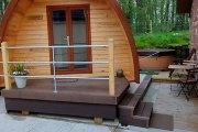 Glamping holidays near the Lake District, Cumbria, Northern England - Thornfield Camping Cabins