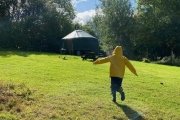 Glamping holidays in Powys, Mid Wales - Strawberry Skys Yurts